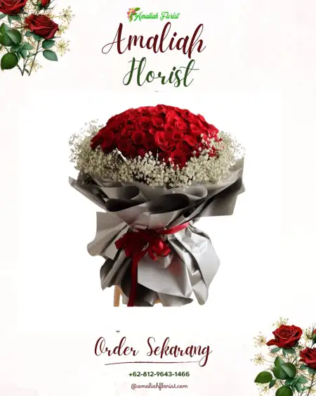 Buket Bunga gunung bahagia