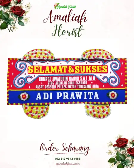 Papan Bunga Ucapan Selamat gunung bahagia