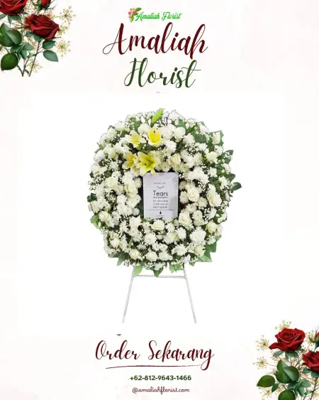 Krans Bunga Duka gunung bahagia