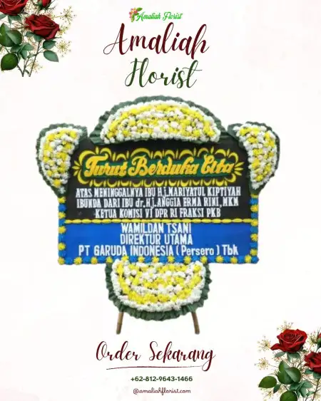 Papan Bunga Duka gunung bahagia